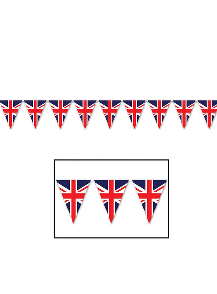 English Union Jack Pennant Flag Banner - Main Image