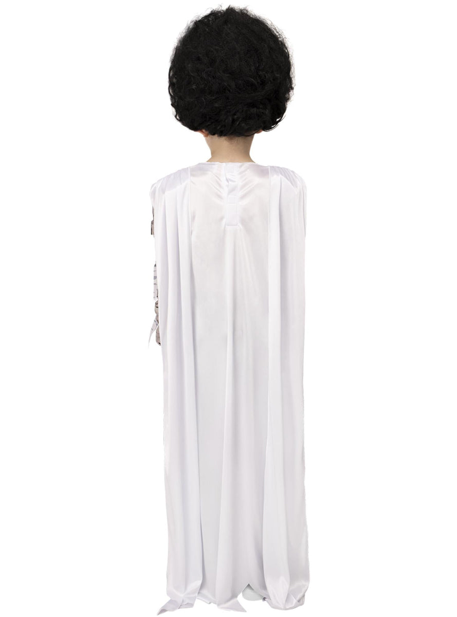Halloween Bride of Frankenstein Girls Costume - Back Image
