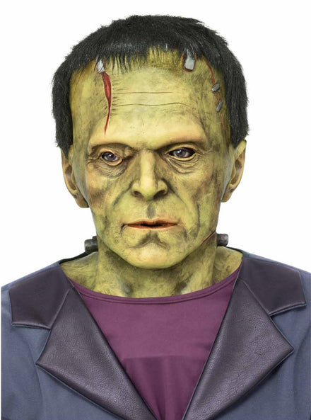 Latex Frankenstein Costume Mask - Main Image