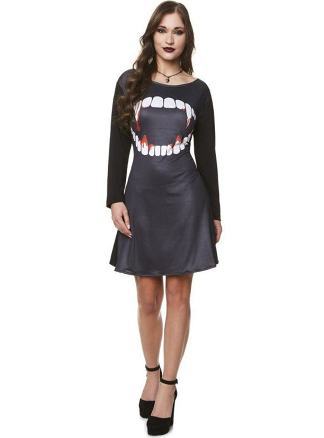 Main image of Vampire Teeth Womens Halloween Costume Dress