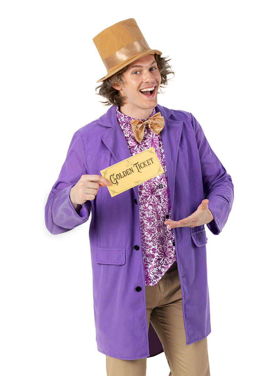 Willy Wonka Mens Costume - Close Image