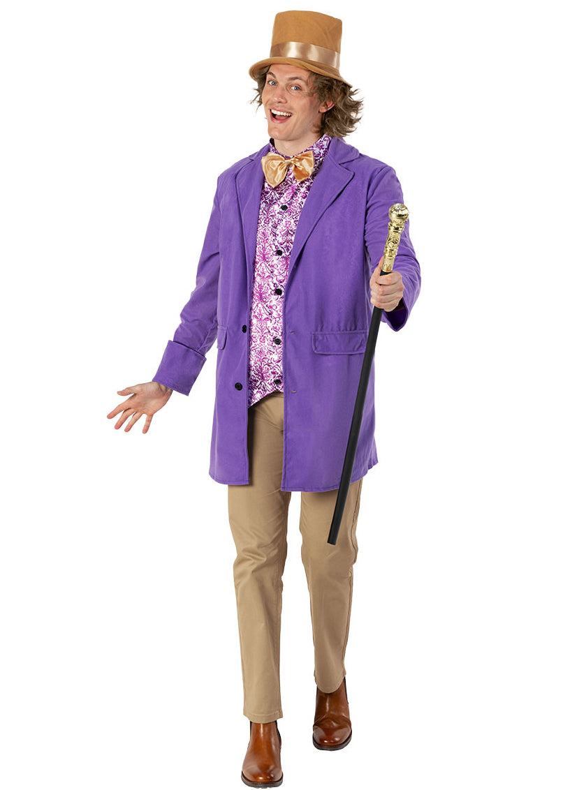 Plus Size Willy Wonka Mens Costume - Alternate Image 2