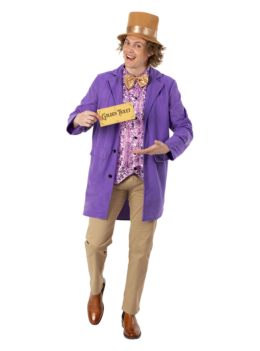 Plus Size Willy Wonka Mens Costume - Alternate Image 3