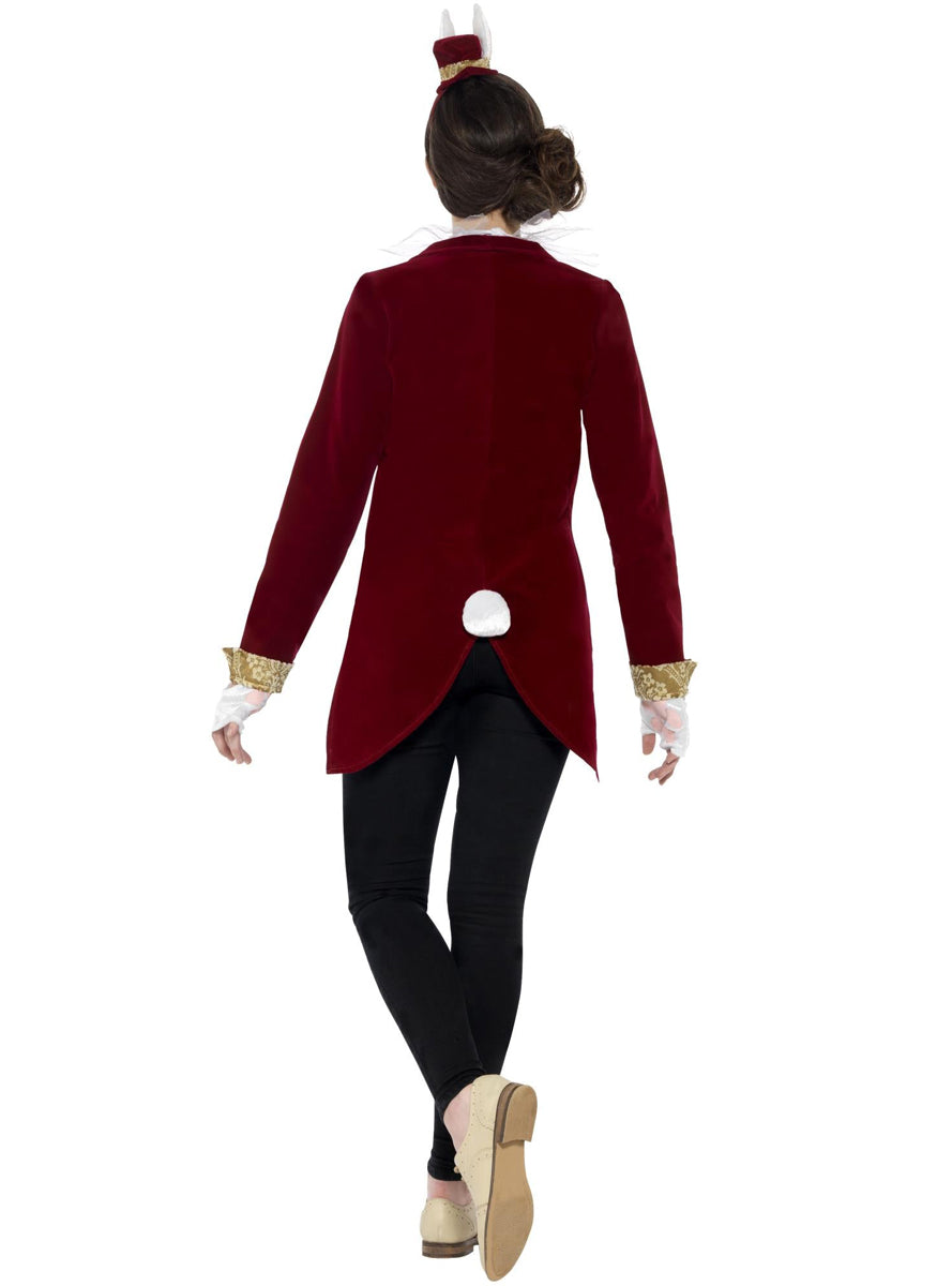 White Rabbit Teen Girls Wonderland Book Week Costume - Back Image