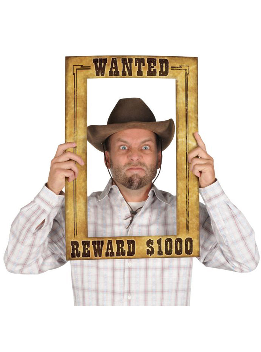 Wild West Wanted Frame Photo Prop - Alternate Image