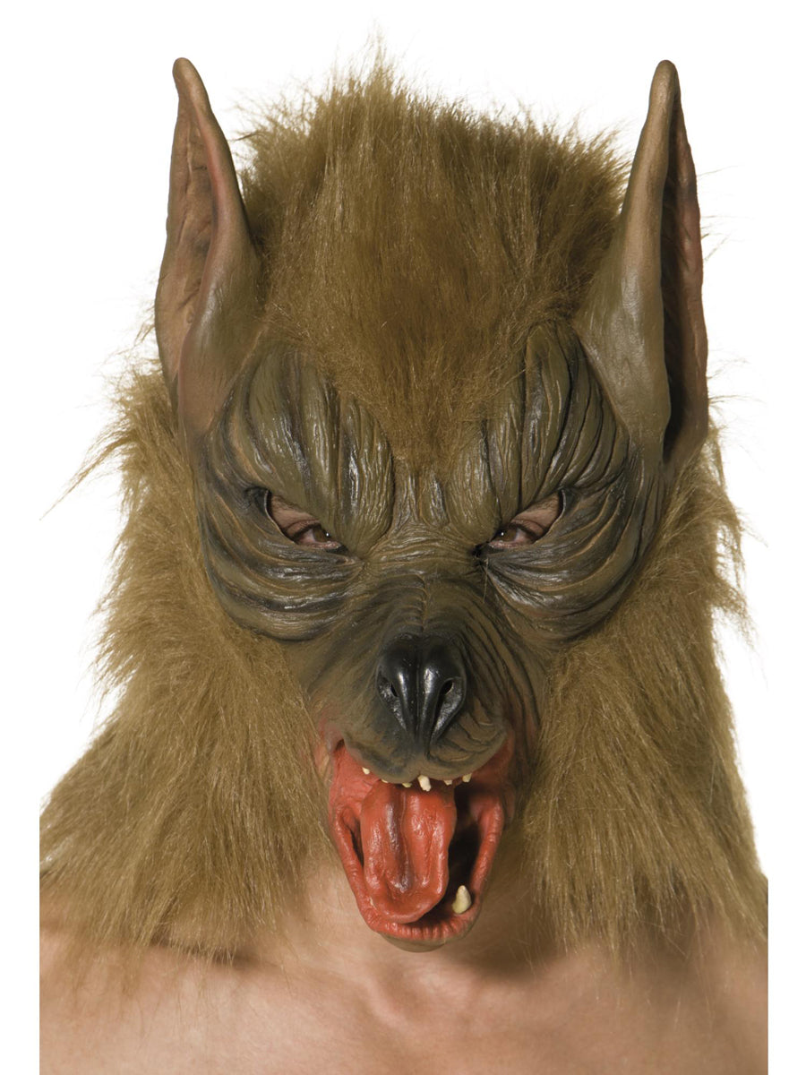 Full Head Latex Adults Werewolf Mask - Main Image