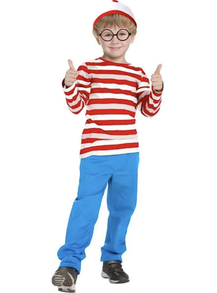 Wheres Walter Boys Book Character Costume - Main Image