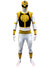 White Mens Power Ranger Morphsuit  - Main Image