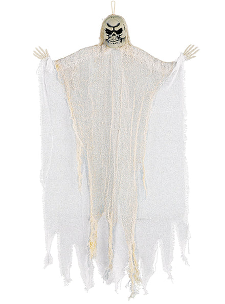 Hanging Halloween White Grim Reaper Decoration - Main Image