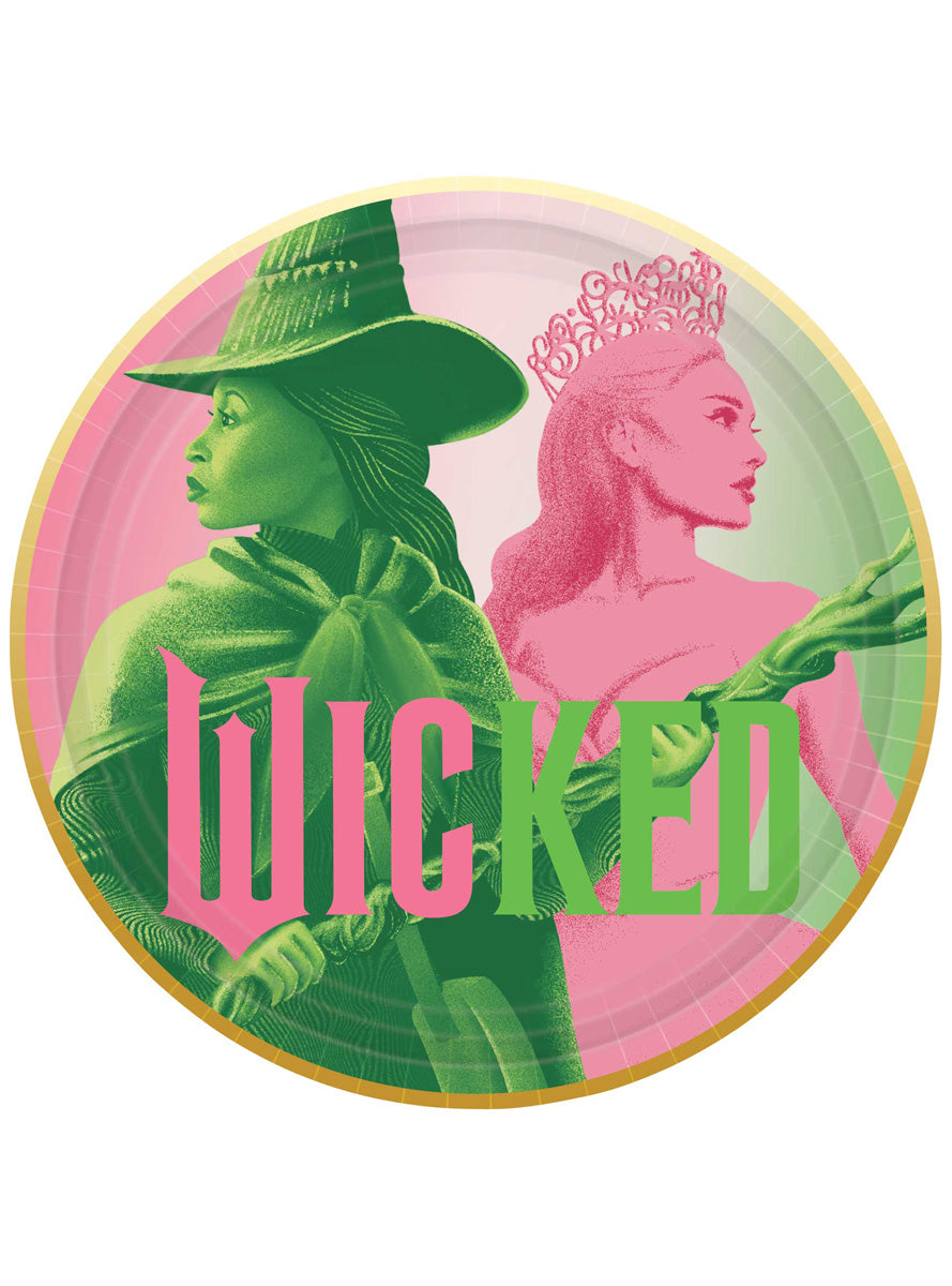 Wicked Paper Party Plates 8 Pack - Main Image