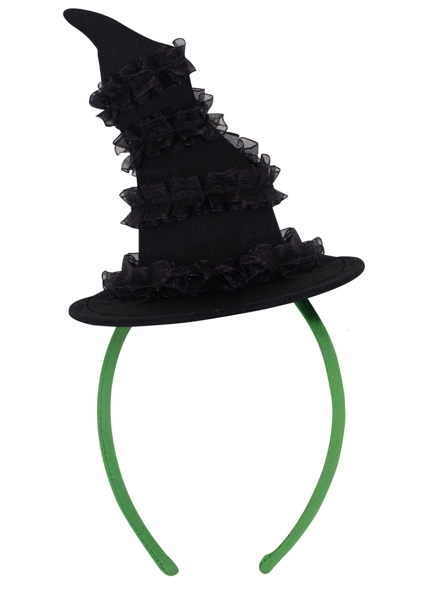 Deluxe Girls Elphaba Wicked Witch Costume - Hat Image