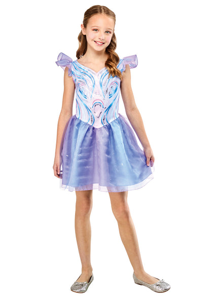 Wicked Periwinkle Girls Licensed Glinda Costume - Main Image