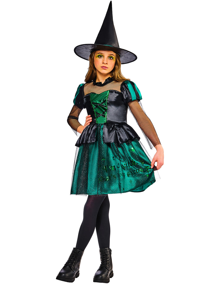 Wicked Witch of the East Girls Costume - Main Image