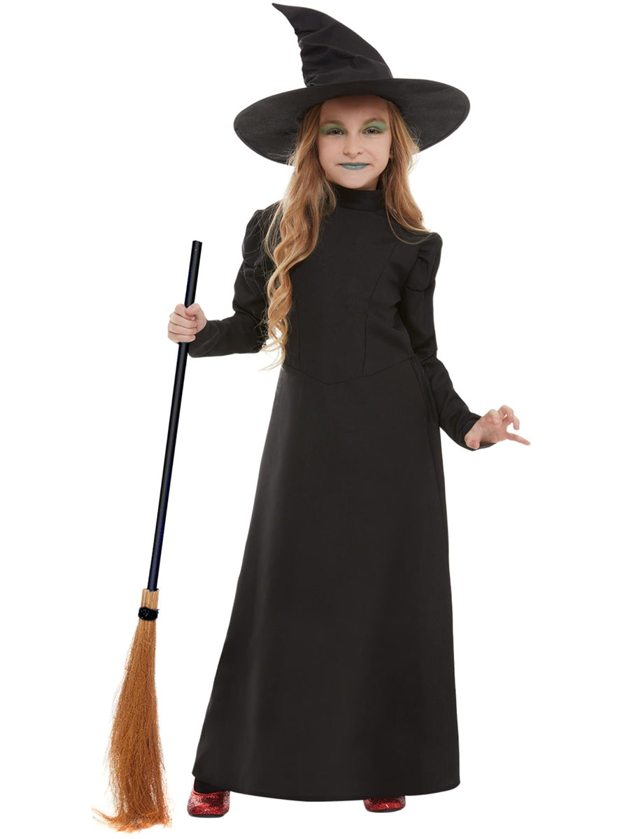 Girls Oz Wicked Witch of the West Halloween Costume - Alternative Image