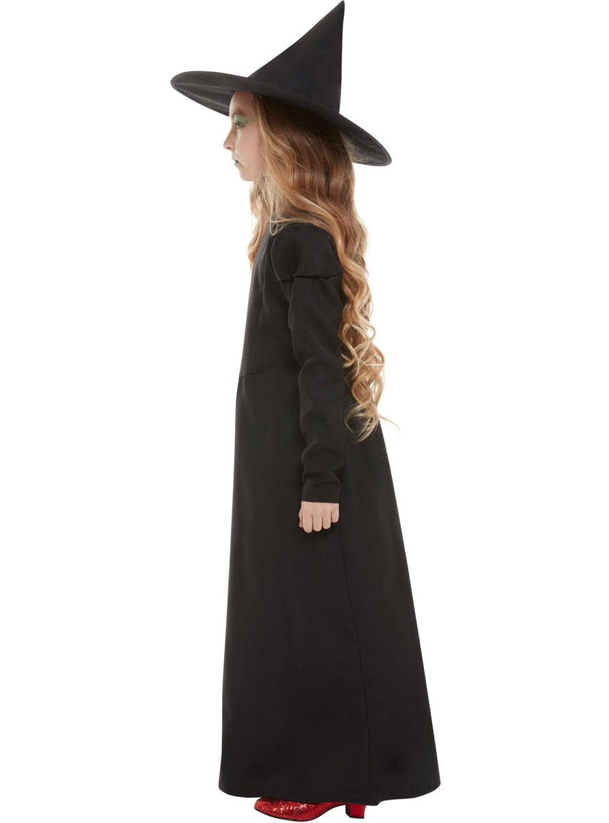 Girls Oz Wicked Witch of the West Halloween Costume - Side Image