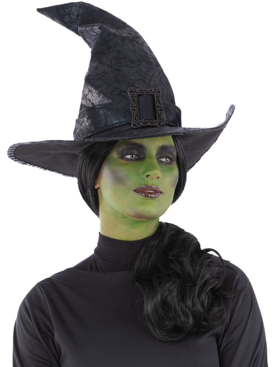 Womens Wicked Inspired Elphaba Black Witch Hat - Main Image