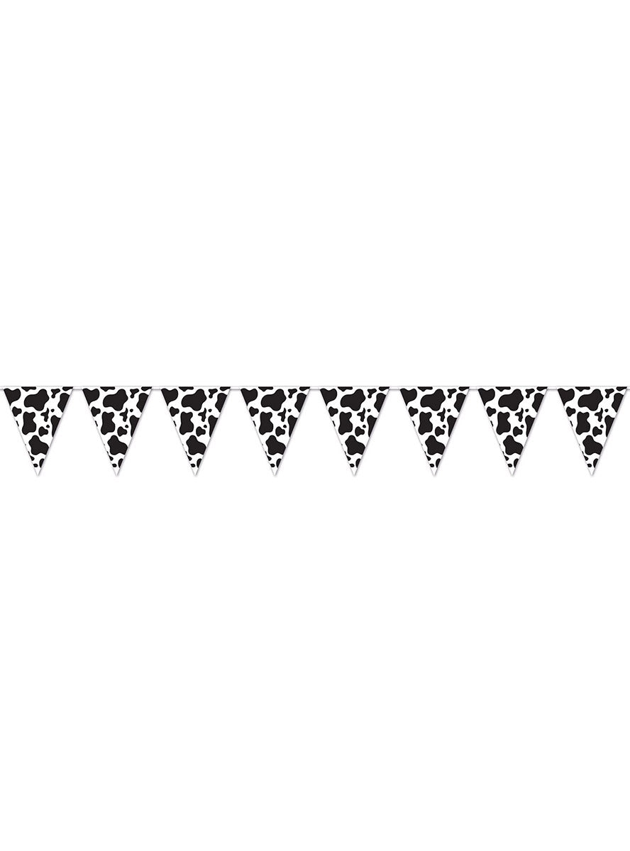 Cow Print Pennant Flag - Main Image