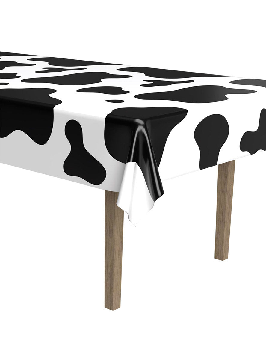 Cow Print Table Cover - Close Image