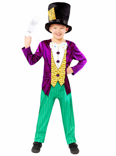 Boys Sustainable Willy Wonka Book Week Costume - Main Image