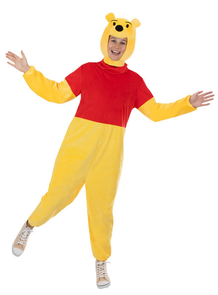 Winnie the Pooh Deluxe Adults Costume Onesie - Main Image