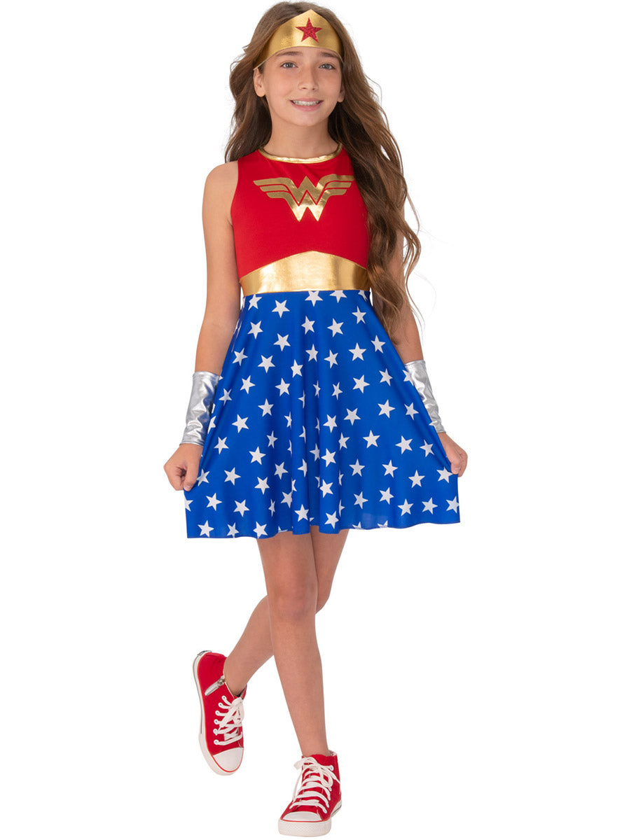 Classic Girls Wonder Woman Costume Superhero Costume For Girls Classic Girls Wonder Woman Costume Superhero Costume For Girls