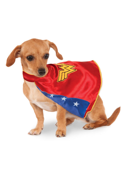 Wonder Woman Pet Dog Costume Cape - Main Image