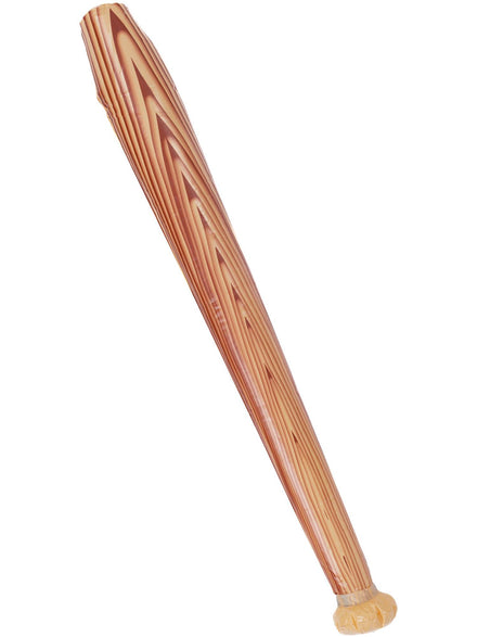 Wooden Look Inflatable Baseball Bat Accessory - Main Image