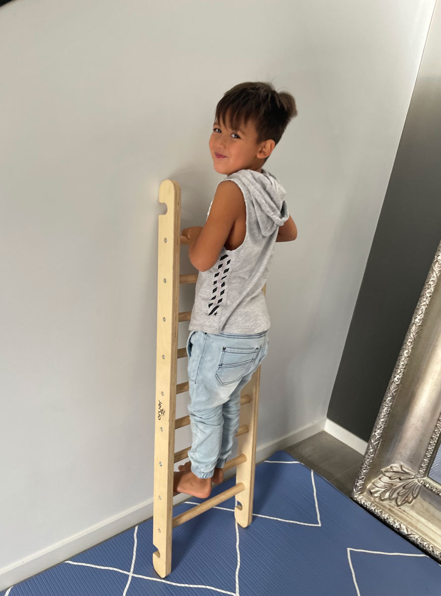 Wooden Kids 120cm Long Play Ladder - Lifestyle Image 3