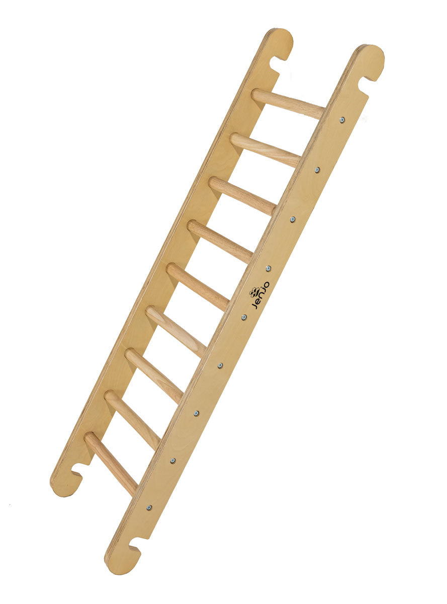 Wooden Kids 120cm Long Play Ladder - Side Image