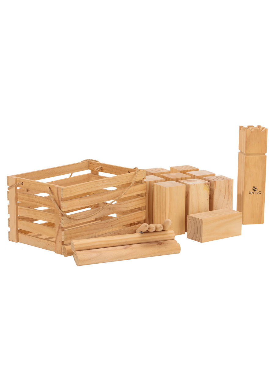 Wooden Kubb Outdoor Lawn Game - Alternative Image