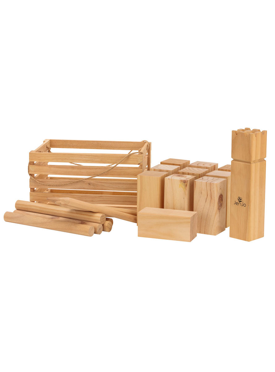 Wooden Kubb Outdoor Lawn Game - Main Image