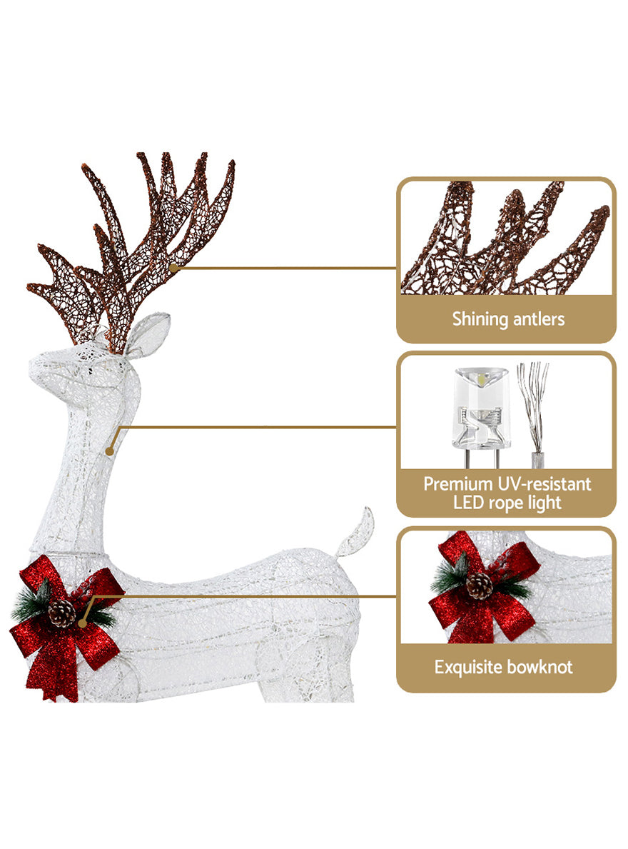 Light Up Reindeer Christmas Decoration 150cm - Information Image 2