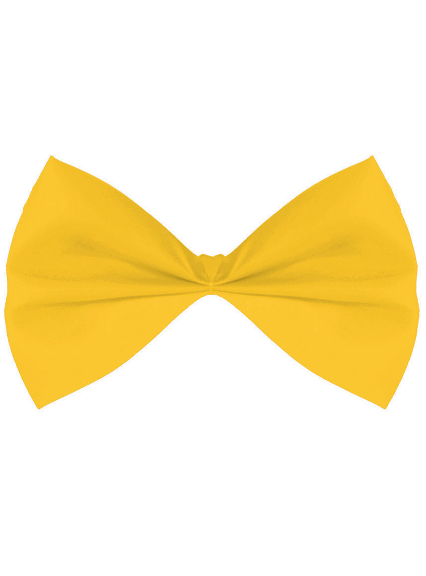 Simple Yellow Bow Tie Accessory