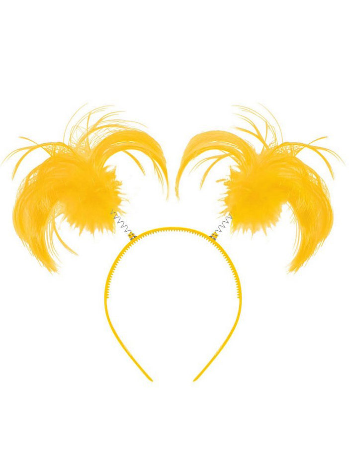 Novelty Yellow Ponytail Headbopper Headband