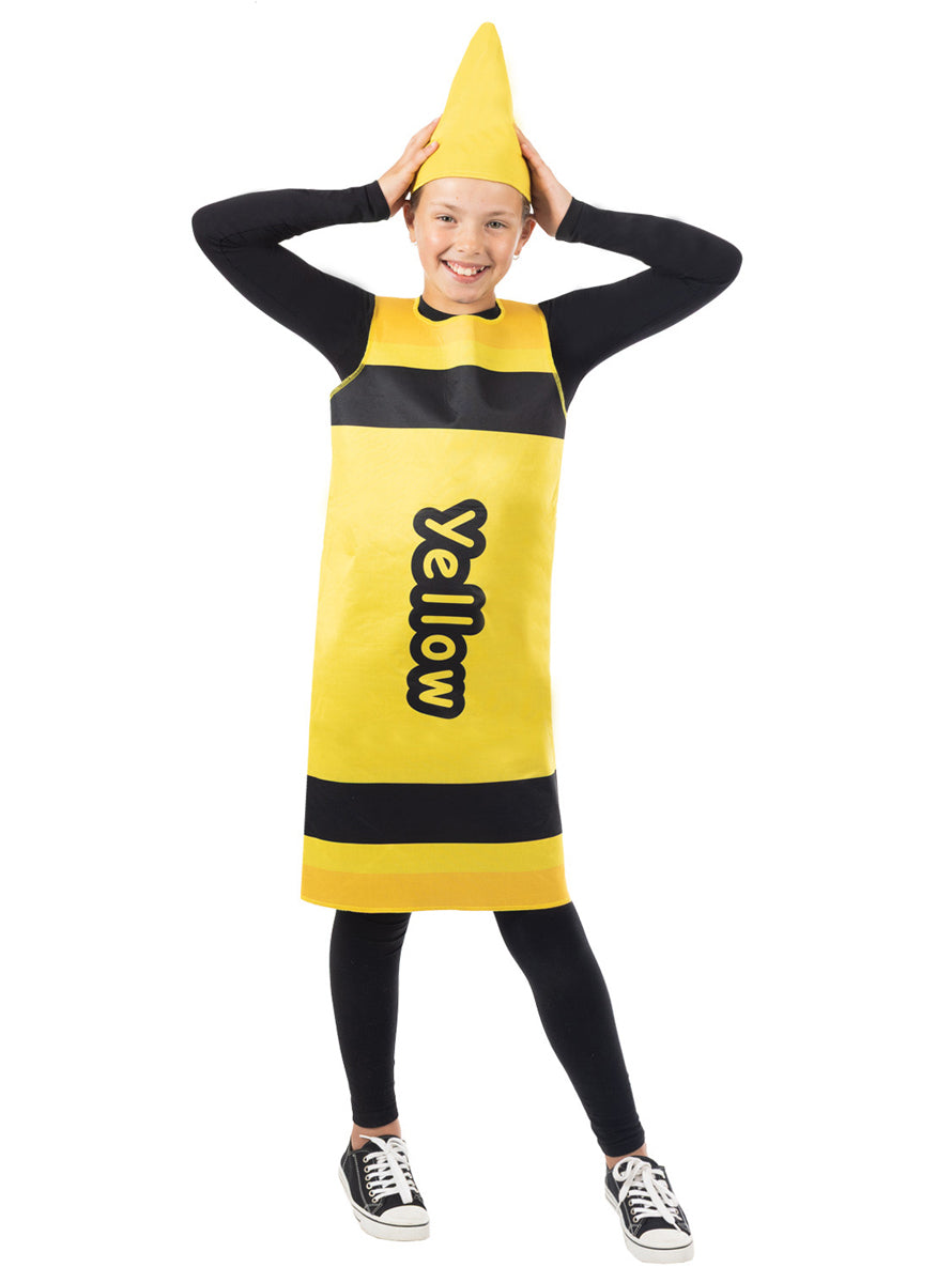 Yellow Crayon Kids Book Week Tabard Costume - Main Image