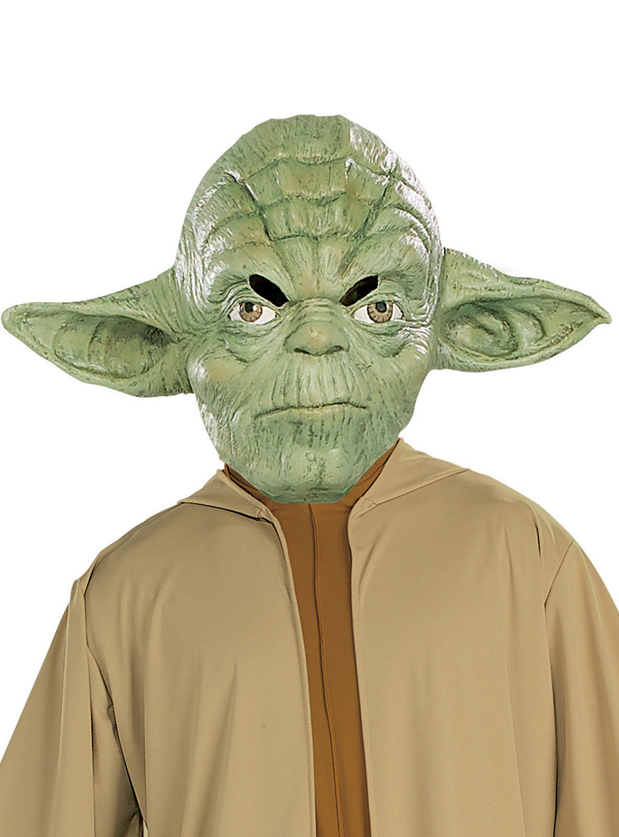 Close image of Star Wars Mens Yoda Costume And Mask Set