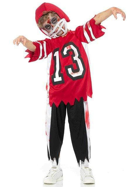American Football Player Zombie Boys Halloween Costume - Main Image