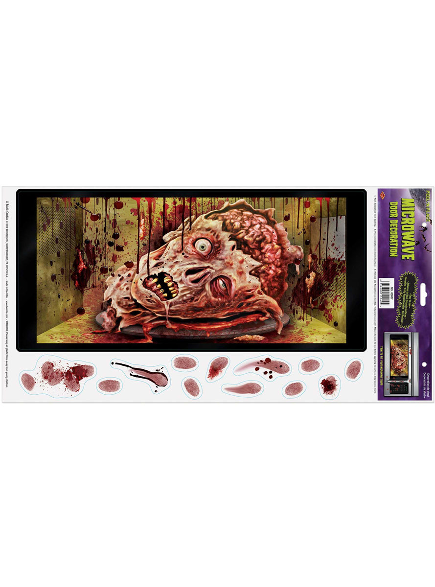 Microwaved Zombie Head Halloween Decoration - Main Image