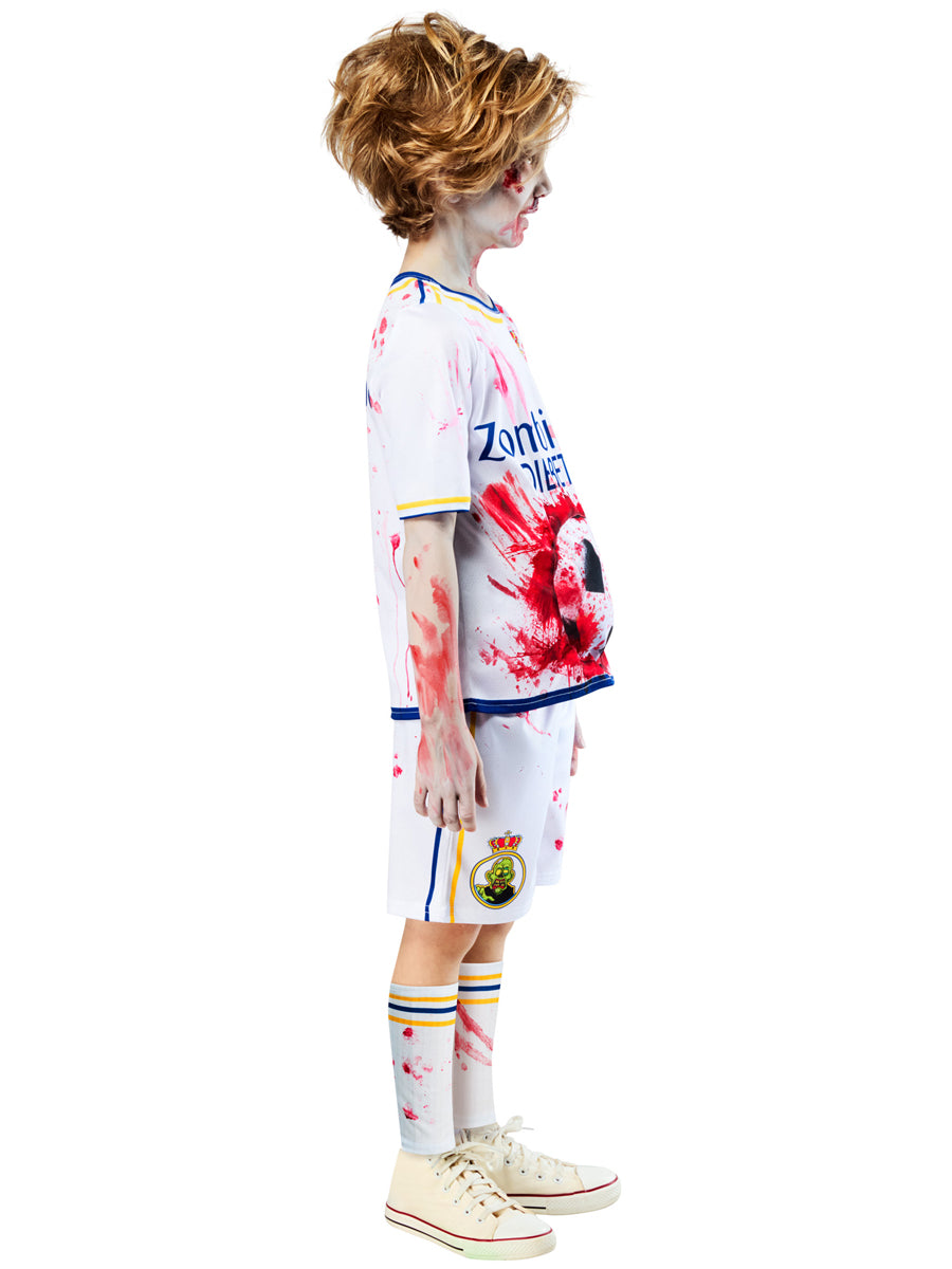 Soccer Player Boys Rottenaldo Zombie Halloween Costume - Side Image