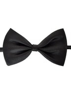 Image of Classic Black Satin Adjustable Costume Bow Tie