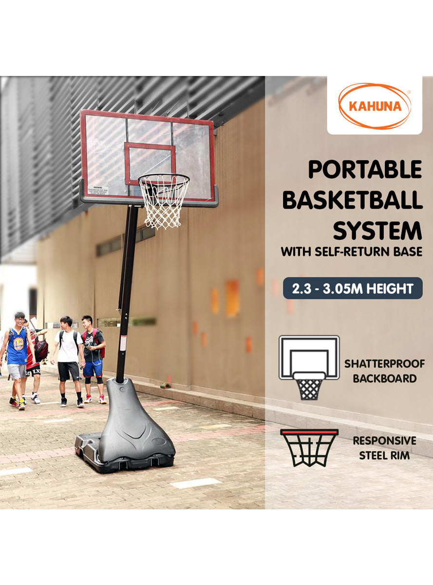 Portable Adjustable Basketball Hoop and Stand Info Image 1