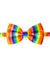Image of Adjustable Rainbow Satin Costume Bow Tie