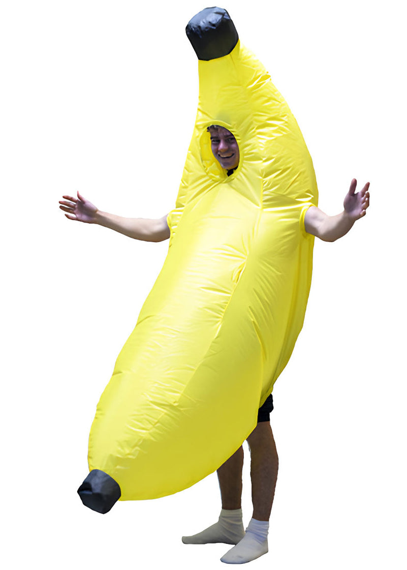 Adults Funny Yellow Inflatable Banana Costume