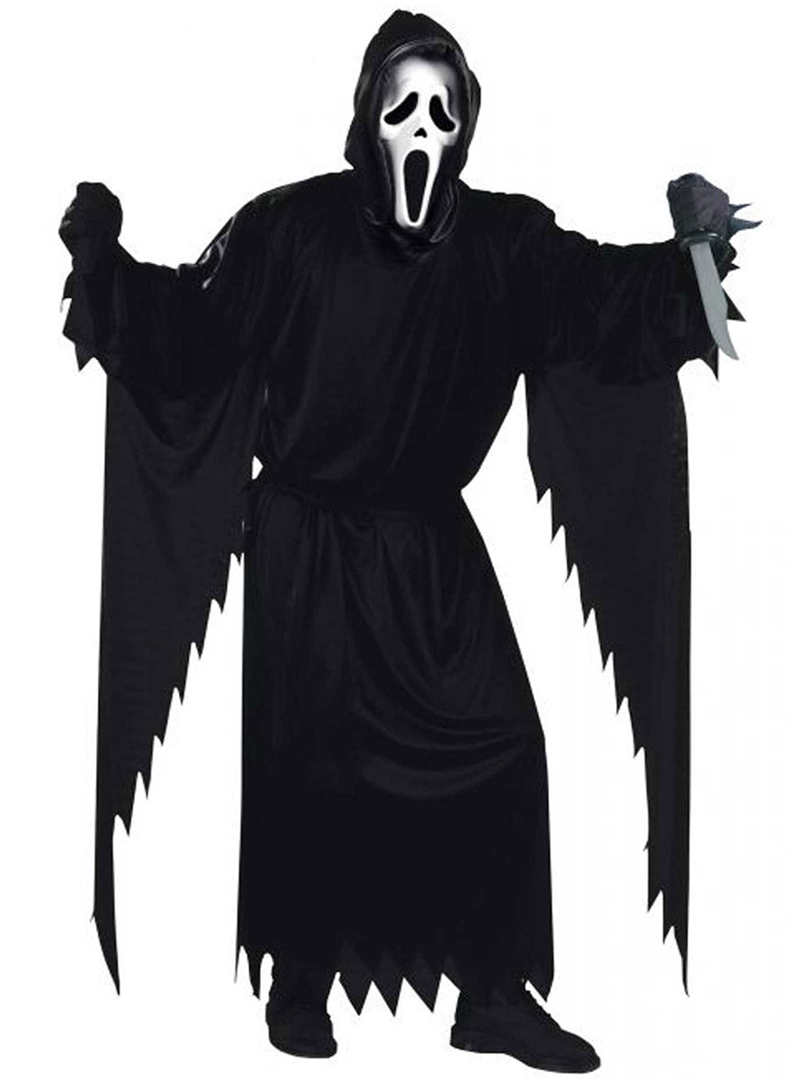Scream Ghost Face Adults Halloween Costume - Main Image