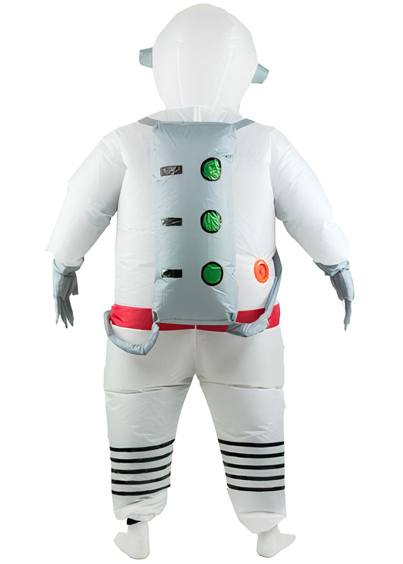 Adults Inflatable Spaceman Dress Up Costume Back Image