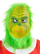Image of Deluxe Rubber Latex Grinch Christmas Costume Mask - Main Image