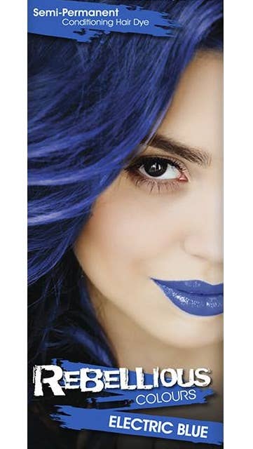 13ml Semi Permanent Conditioning Electric Blue Special Effects Hair Dye 2