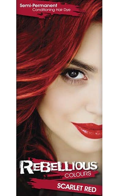 13ml Semi Permanent Conditioning Scarlet Red Special Effects Hair Dye 2
