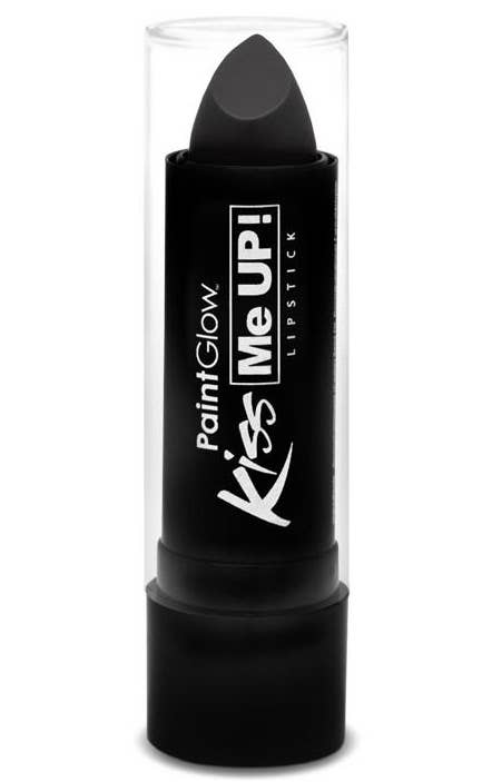 Matte Black Gothic Halloween Lipstick Costume Makeup