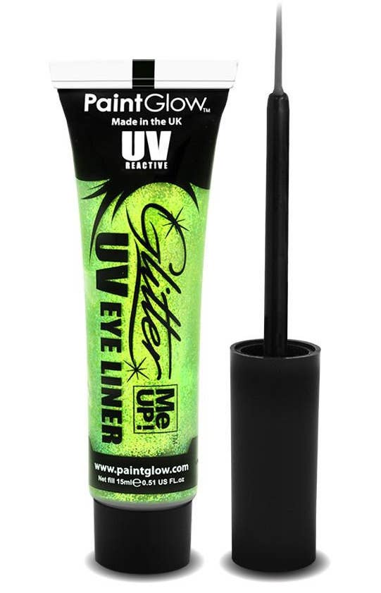Mint Green UV Reactive Blacklight Glitter Eyeliner Main Image